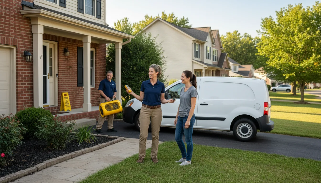 Residential water damage restoration in Dietrich, ID